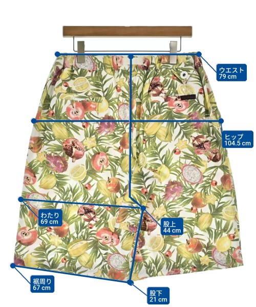 White Mountaineering（ホワイトマウンテニアリング）ショートパンツ 白 サイズ:1(M位) メンズ/2200656405152