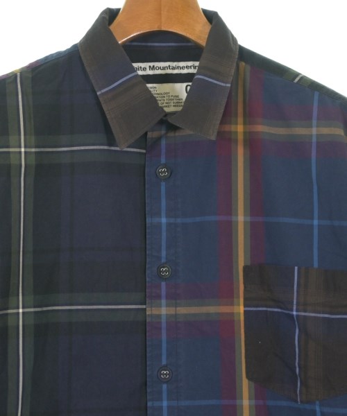 White Mountaineering（ホワイトマウンテニアリング）カジュアルシャツ 青 サイズ:0(S位) メンズ/2200652962048
