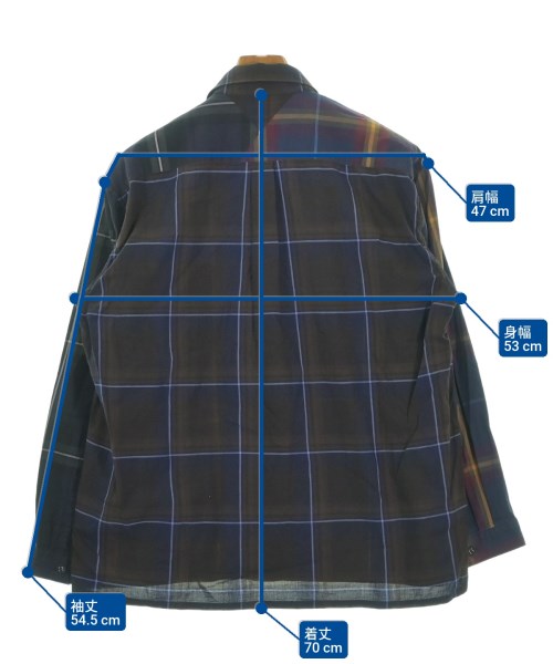 White Mountaineering（ホワイトマウンテニアリング）カジュアルシャツ 青 サイズ:0(S位) メンズ/2200652962048