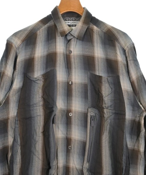 White Mountaineering（ホワイトマウンテニアリング）カジュアルシャツ 茶 サイズ:0(S位) メンズ/2200658823022