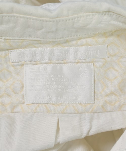 White Mountaineering（ホワイトマウンテニアリング）カジュアルシャツ 白 サイズ:2(L位) メンズ/2200660267272