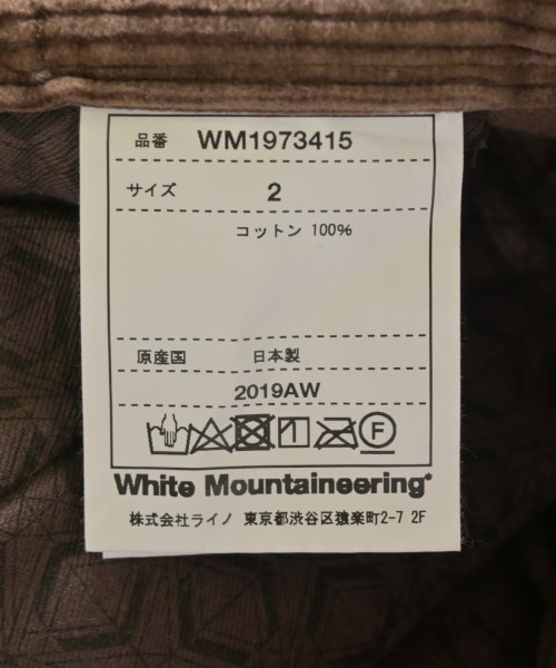 White Mountaineering（ホワイトマウンテニアリング）その他 茶 サイズ:2(L位) メンズ/2200707514277