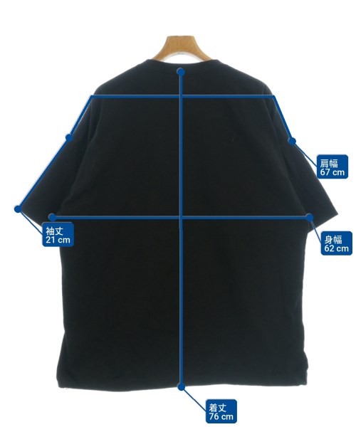 White Mountaineering（ホワイトマウンテニアリング）Tシャツ・カットソー 黒 サイズ:4(XXL位) メンズ/2200713039047