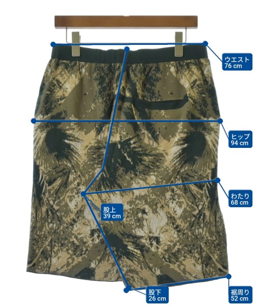 White Mountaineering（ホワイトマウンテニアリング）ショートパンツ カーキ サイズ:1(M位) メンズ/2200712409063