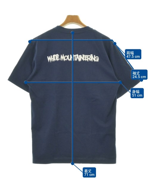 White Mountaineering（ホワイトマウンテニアリング）Tシャツ・カットソー 紺 サイズ:2(L位) メンズ/2200715026120