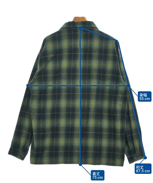 White Mountaineering（ホワイトマウンテニアリング）カジュアルシャツ 緑 サイズ:0(S位) メンズ/2200712997027