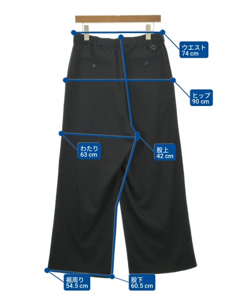 White Mountaineering（ホワイトマウンテニアリング）スラックス 黒 サイズ:0(S位) メンズ/2200712997089