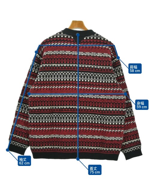 White Mountaineering（ホワイトマウンテニアリング）ニット・セーター 赤 サイズ:0(S位) メンズ/2200712997102