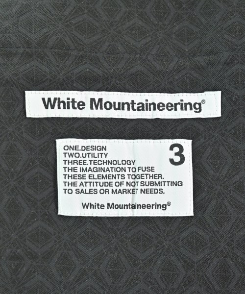 White Mountaineering（ホワイトマウンテニアリング）その他 黒 サイズ:3(XL位) メンズ/2200712020213