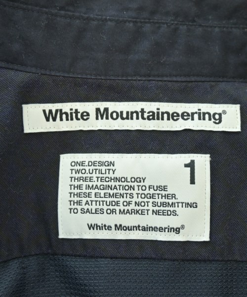 White Mountaineering（ホワイトマウンテニアリング）カジュアルシャツ 紺 サイズ:1(M位) メンズ/2200717257065