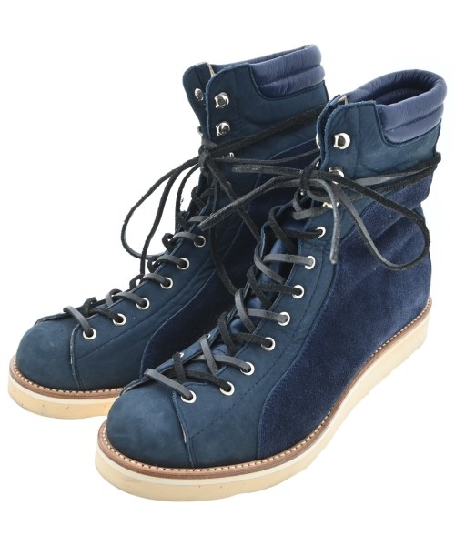 White Mountaineering(ホワイトマウンテニアリング)ブーツ 紺 サイズ:-(26cm位)/2200631891055
