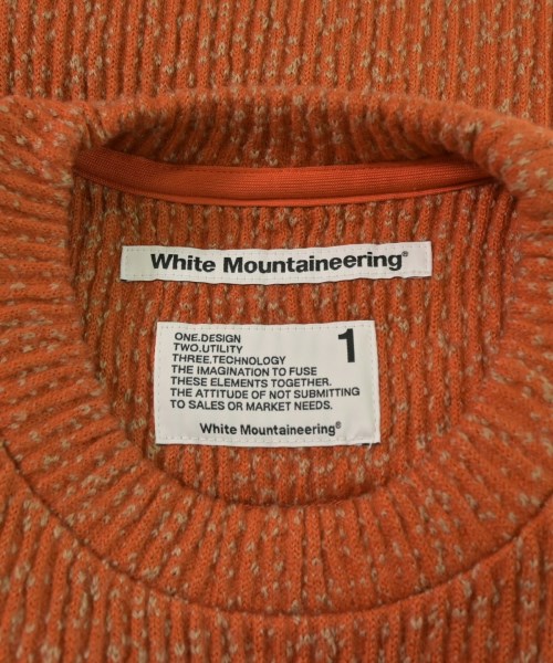 White Mountaineering（ホワイトマウンテニアリング）ニット・セーター オレンジ サイズ:1(M位) メンズ/2200644618090