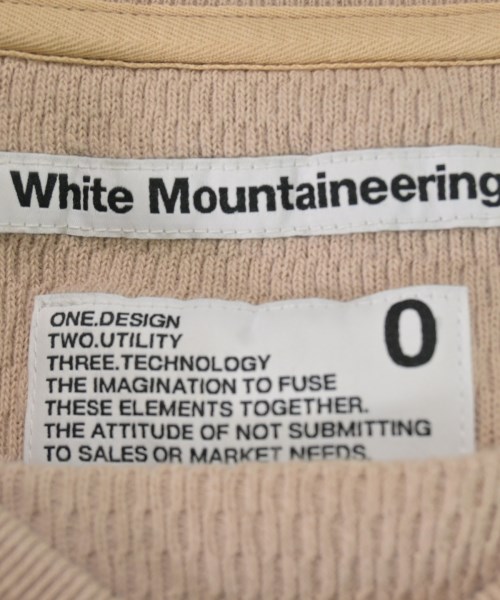 White Mountaineering（ホワイトマウンテニアリング）Tシャツ・カットソー ベージュ サイズ:0(S位) メンズ/2200647785027