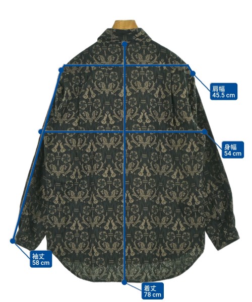 White Mountaineering（ホワイトマウンテニアリング）カジュアルシャツ 黒 サイズ:0(S位) メンズ/2200647992029