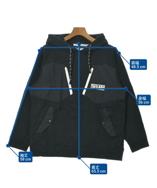 White Mountaineering（ホワイトマウンテニアリング）パーカー 黒 サイズ:2(L位) メンズ/2200636861022
