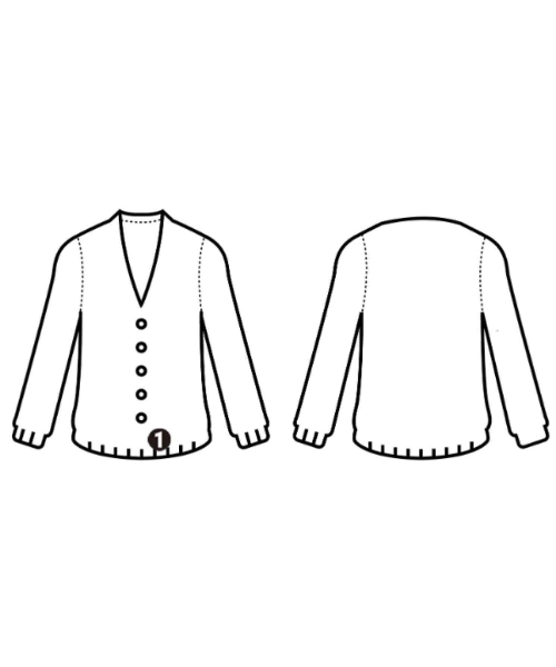 White Mountaineering（ホワイトマウンテニアリング）カーディガン グレー サイズ:2(L位) メンズ/2200636861046