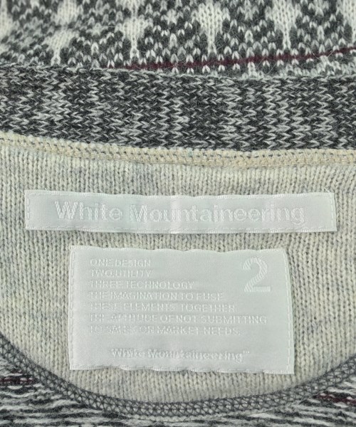 White Mountaineering（ホワイトマウンテニアリング）カーディガン グレー サイズ:2(L位) メンズ/2200636861046