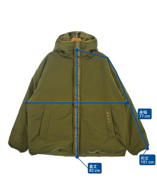 White Mountaineering（ホワイトマウンテニアリング）ダウンジャケット/ダウンベスト カーキ サイズ:3(XL位) メンズ/2200652097016