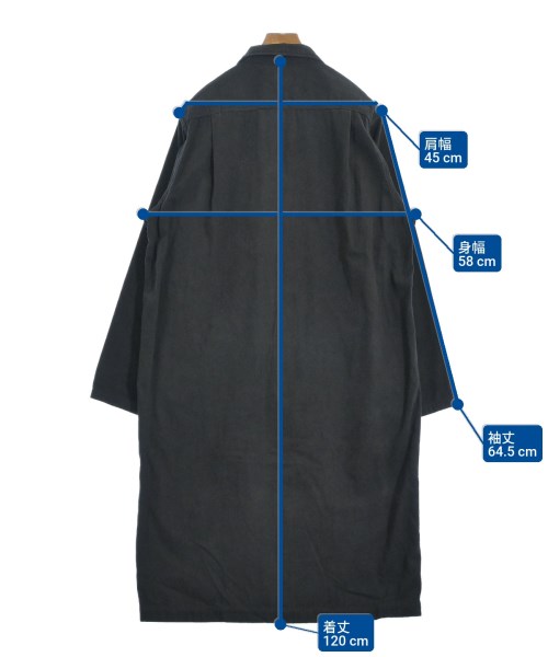 White Mountaineering（ホワイトマウンテニアリング）チェスターコート 黒 サイズ:2(L位) メンズ/2200652535013