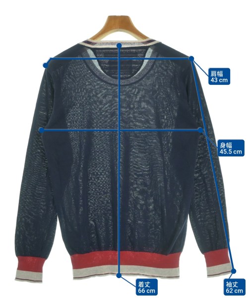 White Mountaineering（ホワイトマウンテニアリング）ニット・セーター 紺 サイズ:2(L位) メンズ/2200653039039