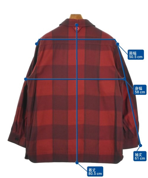 White Mountaineering（ホワイトマウンテニアリング）カバーオール 赤 サイズ:1(M位) メンズ/2200705361040