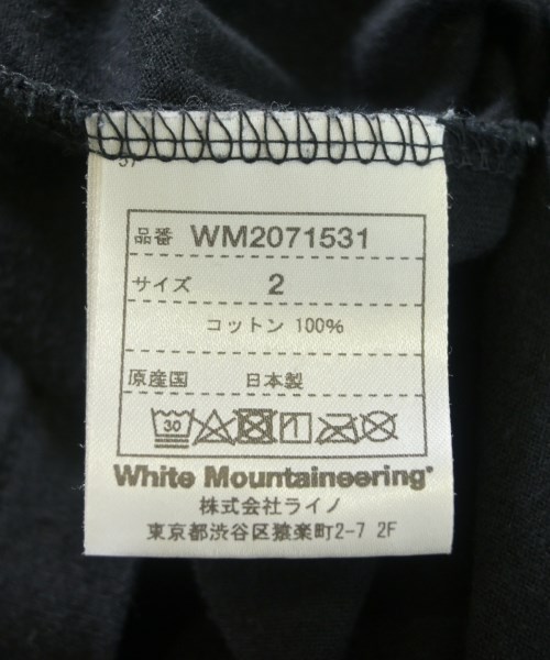 White Mountaineering（ホワイトマウンテニアリング）Tシャツ・カットソー 黒 サイズ:2(L位) メンズ/2200707581026