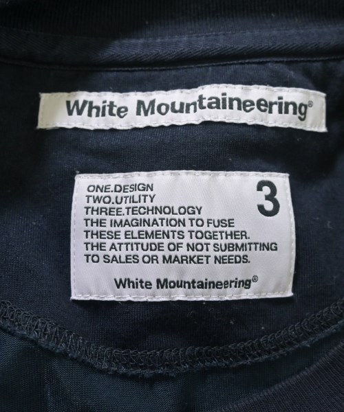 White Mountaineering（ホワイトマウンテニアリング）Tシャツ・カットソー 紺 サイズ:3(XL位) メンズ/2200707581033