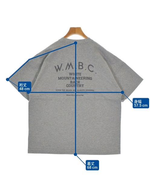 White Mountaineering（ホワイトマウンテニアリング）Tシャツ・カットソー グレー サイズ:2(L位) メンズ/2200664222338