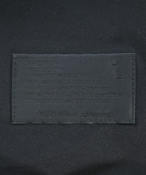 White Mountaineering（ホワイトマウンテニアリング）その他 黒 サイズ:1(M位) メンズ/2200667884014