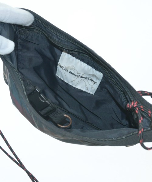 White Mountaineering（ホワイトマウンテニアリング）ショルダーバッグ 黒 サイズ:- メンズ/2200665668128