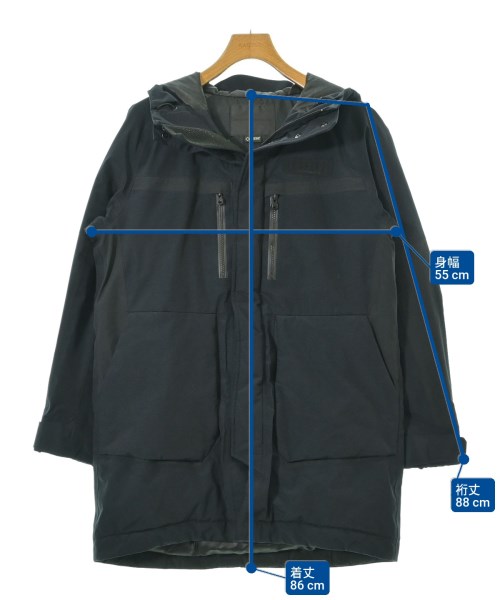 White Mountaineering（ホワイトマウンテニアリング）ダウンコート 紺 サイズ:0(S位) メンズ/2200670992010