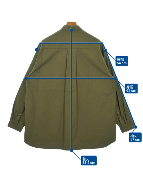 White Mountaineering（ホワイトマウンテニアリング）カジュアルシャツ カーキ サイズ:2(L位) メンズ/2200671778026