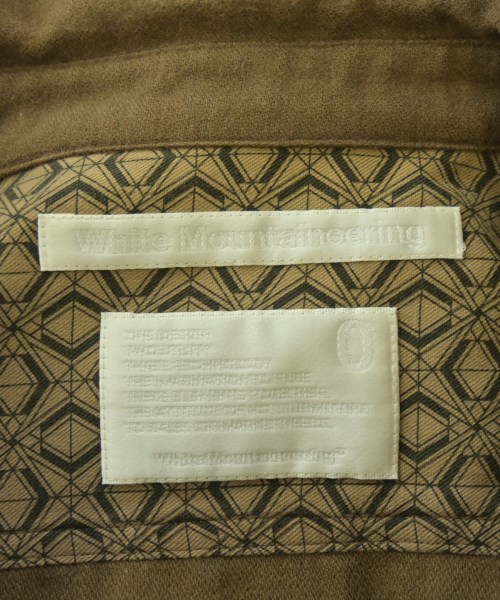 White Mountaineering（ホワイトマウンテニアリング）カジュアルシャツ 茶 サイズ:0(S位) メンズ/2200729996099