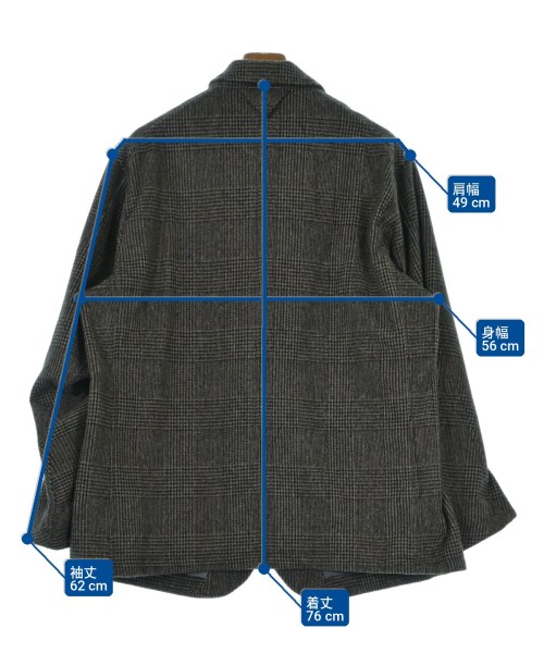 White Mountaineering（ホワイトマウンテニアリング）カジュアルジャケット 黒 サイズ:2(L位) メンズ/2200733192012
