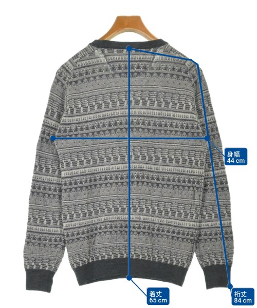 White Mountaineering（ホワイトマウンテニアリング）ニット・セーター グレー サイズ:2(L位) メンズ/2200727733023