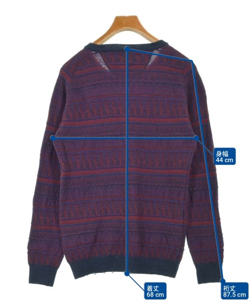 White Mountaineering（ホワイトマウンテニアリング）ニット・セーター 紺 サイズ:3(XL位) メンズ/2200727733030