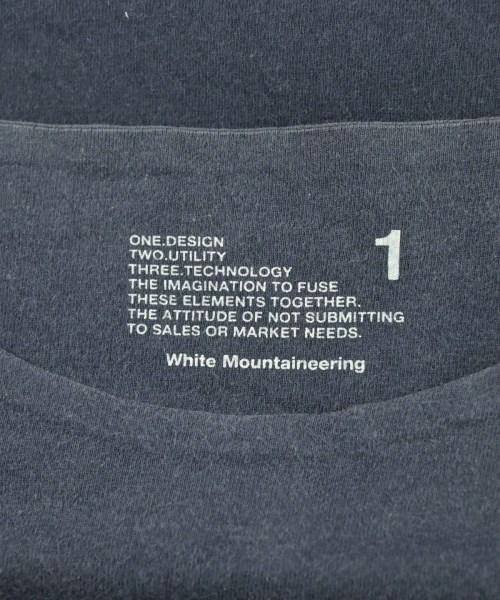 White Mountaineering（ホワイトマウンテニアリング）Tシャツ・カットソー 紺 サイズ:1(M位) メンズ/2200724677078