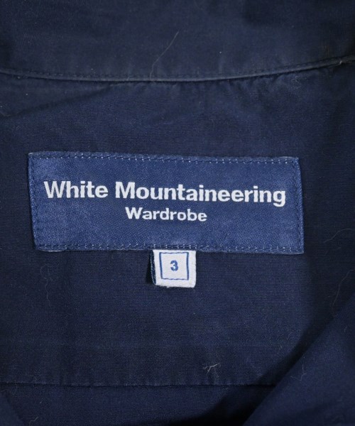 White Mountaineering（ホワイトマウンテニアリング）カジュアルシャツ 紺 サイズ:3(XL位) メンズ/2200720418163