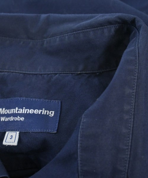 White Mountaineering（ホワイトマウンテニアリング）カジュアルシャツ 紺 サイズ:3(XL位) メンズ/2200720418163