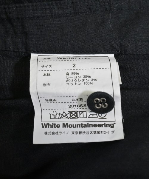 White Mountaineering（ホワイトマウンテニアリング）カジュアルシャツ 黒 サイズ:2(L位) メンズ/2200720418170