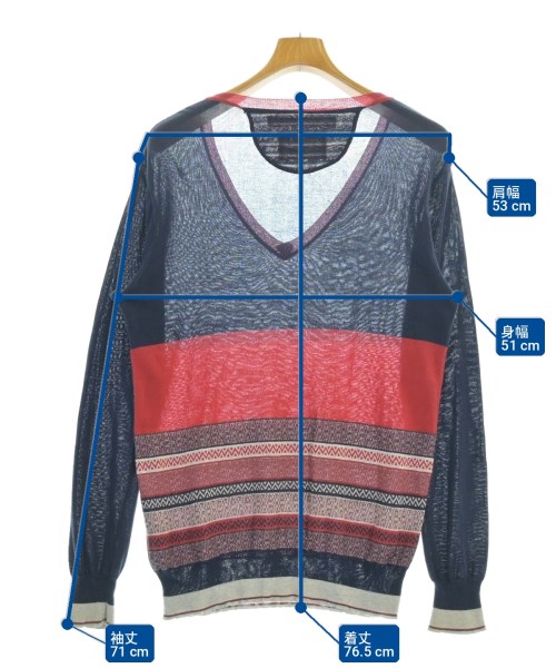 White Mountaineering（ホワイトマウンテニアリング）ニット・セーター 紺 サイズ:2(L位) メンズ/2200721164038