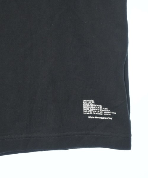 White Mountaineering（ホワイトマウンテニアリング）Tシャツ・カットソー 黒 サイズ:2(L位) メンズ/2200683614114