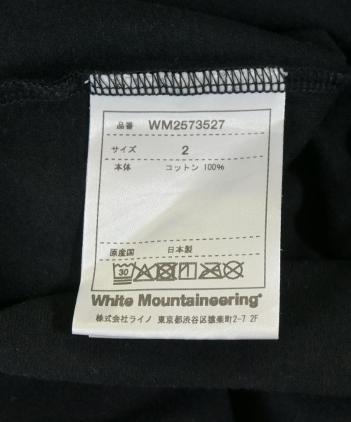 White Mountaineering（ホワイトマウンテニアリング）Tシャツ・カットソー 黒 サイズ:2(L位) メンズ/2200683614138