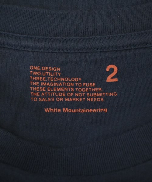 White Mountaineering（ホワイトマウンテニアリング）Tシャツ・カットソー 紺 サイズ:2(L位) メンズ/2200684449012