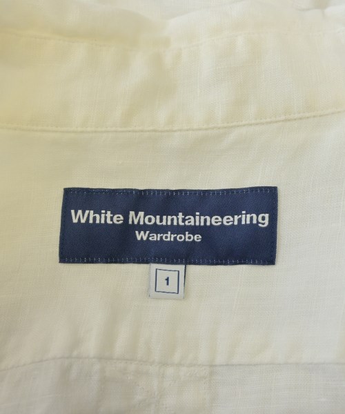 White Mountaineering（ホワイトマウンテニアリング）カジュアルシャツ 白 サイズ:1(M位) メンズ/2200685837023