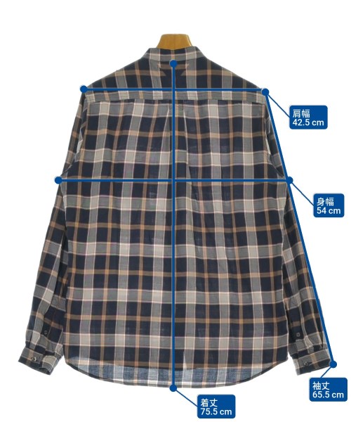 White Mountaineering（ホワイトマウンテニアリング）カジュアルシャツ 紺 サイズ:2(L位) メンズ/2200681751088