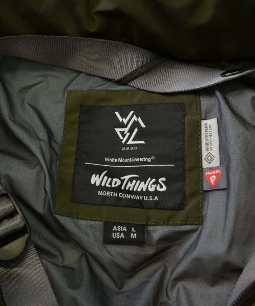 White Mountaineering（ホワイトマウンテニアリング）ダウンコート カーキ サイズ:L メンズ/2200686421030