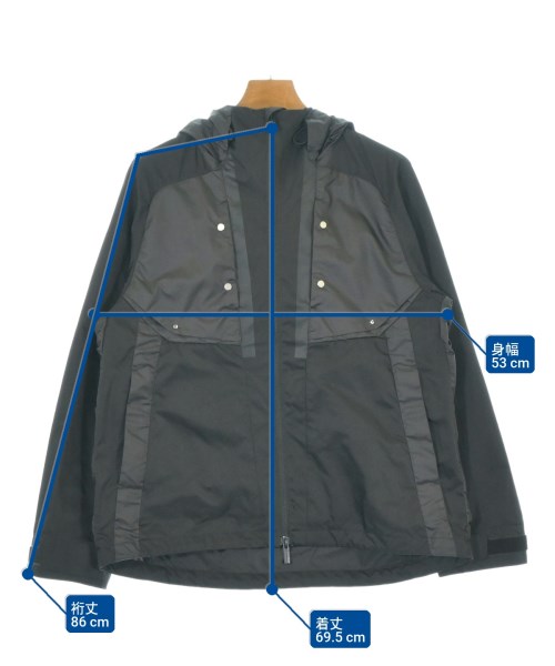 White Mountaineering（ホワイトマウンテニアリング）マウンテンパーカー 黒 サイズ:0(S位) メンズ/2200686538011