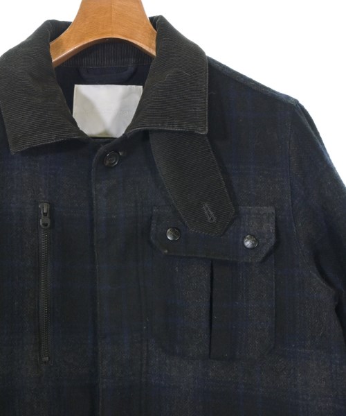 White Mountaineering（ホワイトマウンテニアリング）ステンカラーコート 黒 サイズ:2(L位) メンズ/2200681708044