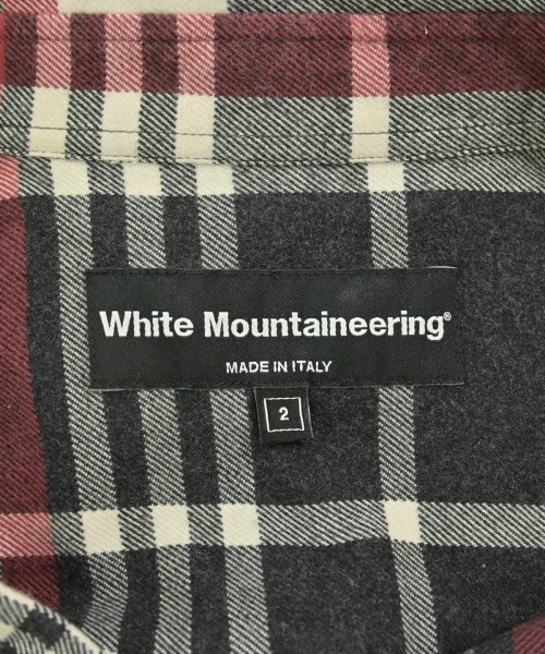 White Mountaineering（ホワイトマウンテニアリング）カジュアルシャツ 黒 サイズ:2(L位) メンズ/2200681708051